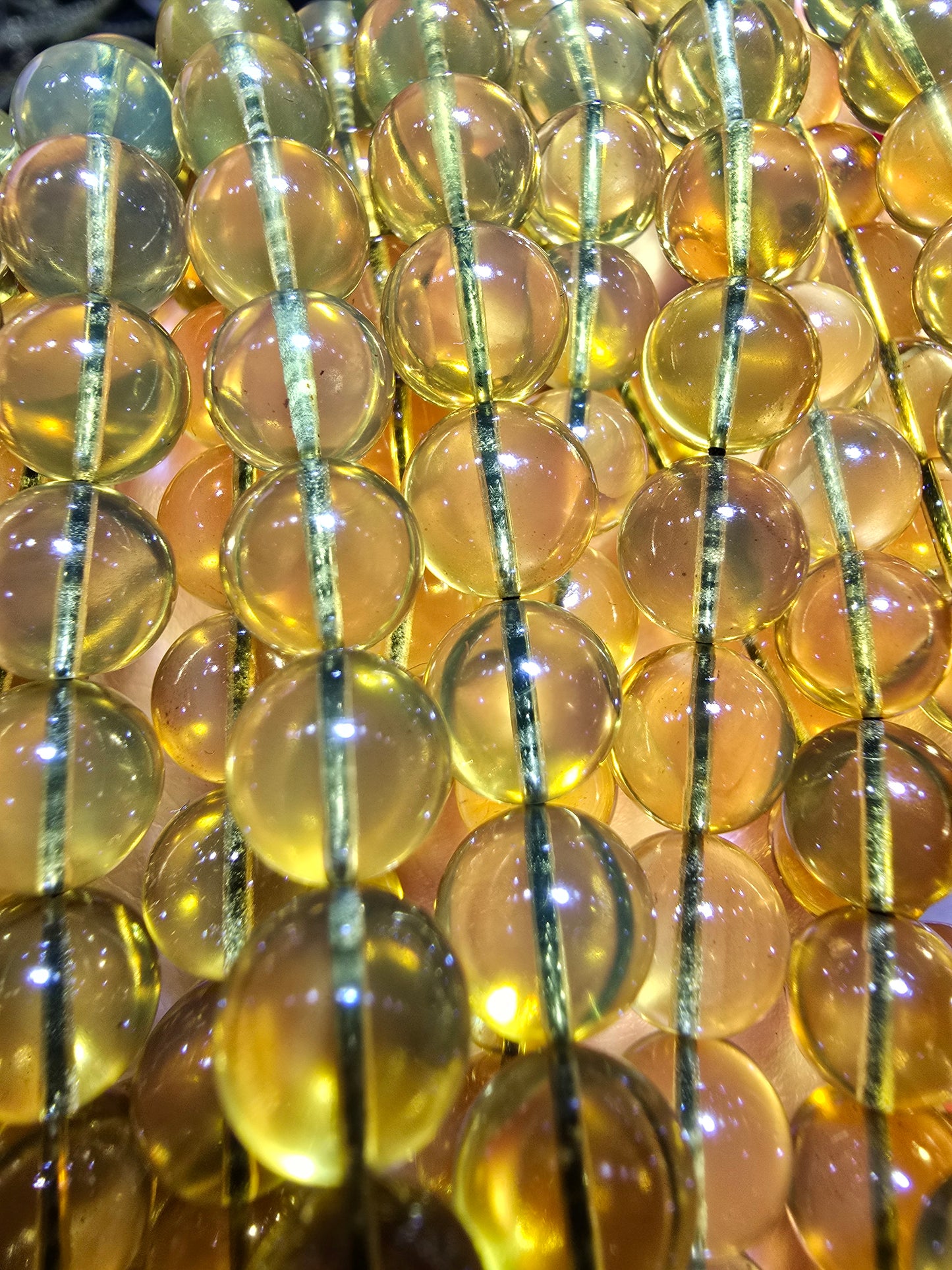 Genuine Burmese amber beads 8mm