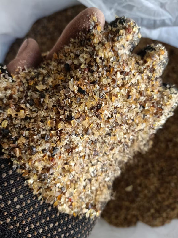 Natural genuine amber fragments